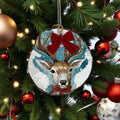 Buck with Bow Ornament