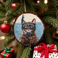 Scuba Cat and Fish Ornament